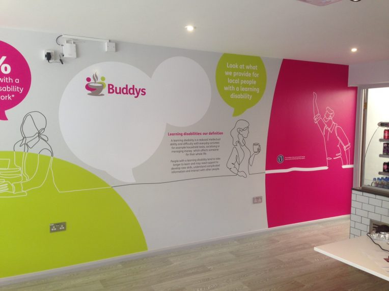 digitally printed wall graphics-retail wall graphics-sussex signs